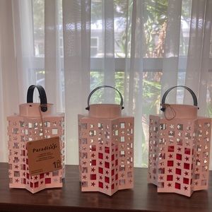 Set of 3 patio lanterns